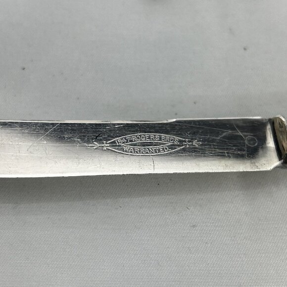 VINTAGE Silverware 9-pc | Collectible Serving Pieces | WM. Rogers - Picture 3 of 10